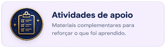 Atividades de apoio