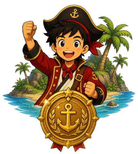Personagem comemorando resultado