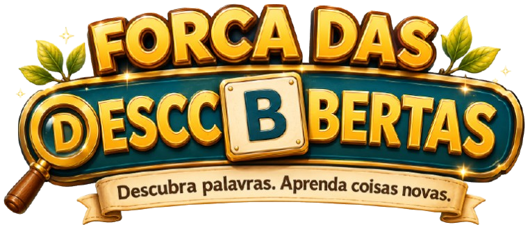 Forca das Descobertas — Descubra palavras. Aprenda coisas novas.